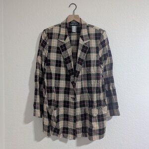 Sag Harbor Linen Blend Blazer / 14